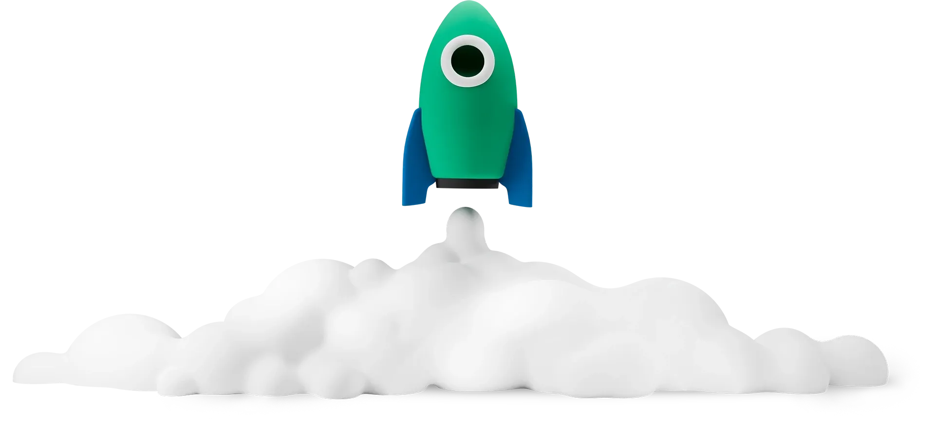 3D rocket illustration for booking a free TSA discovery call