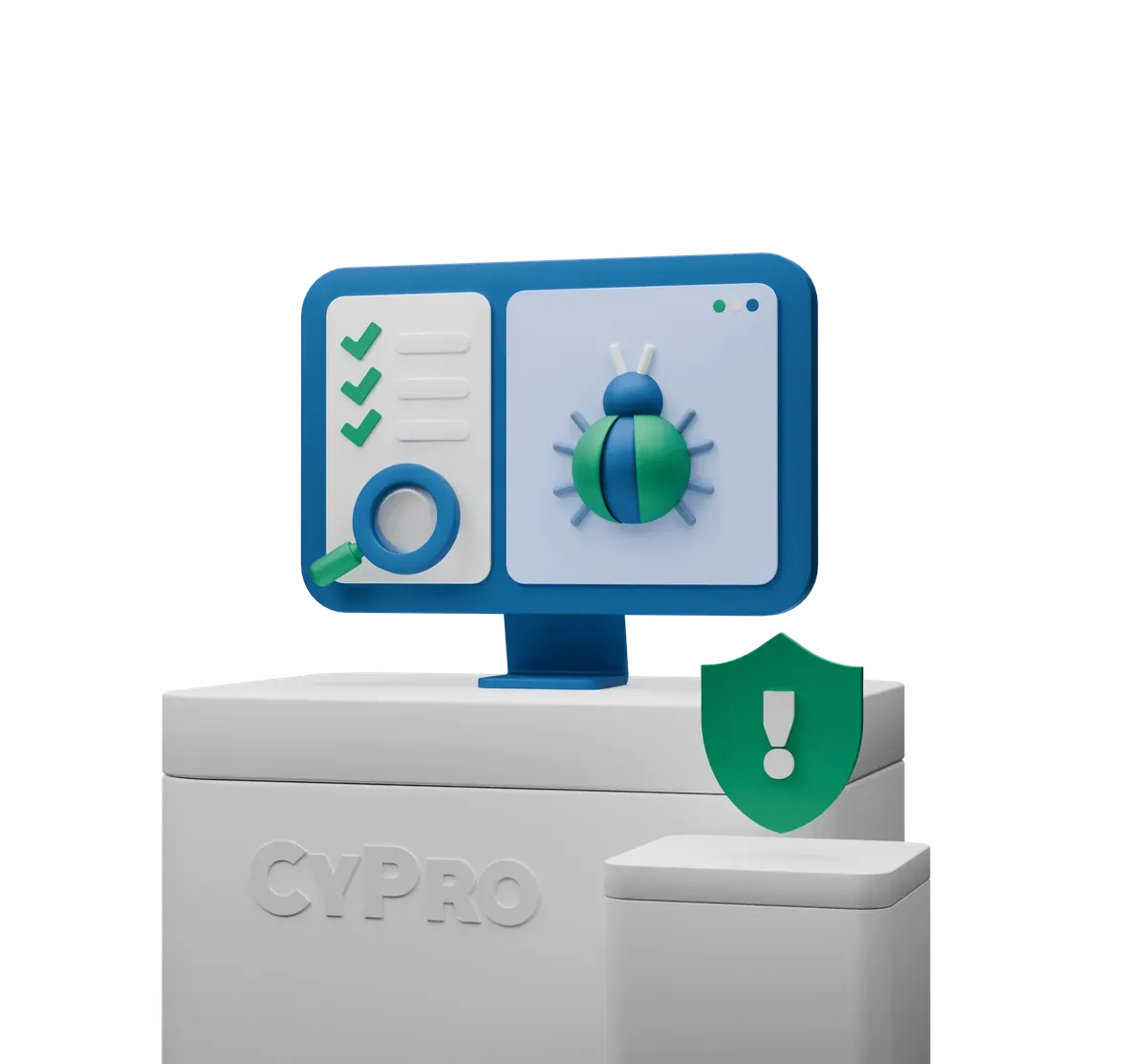 3D illustration of existing security capability reducing programme cost