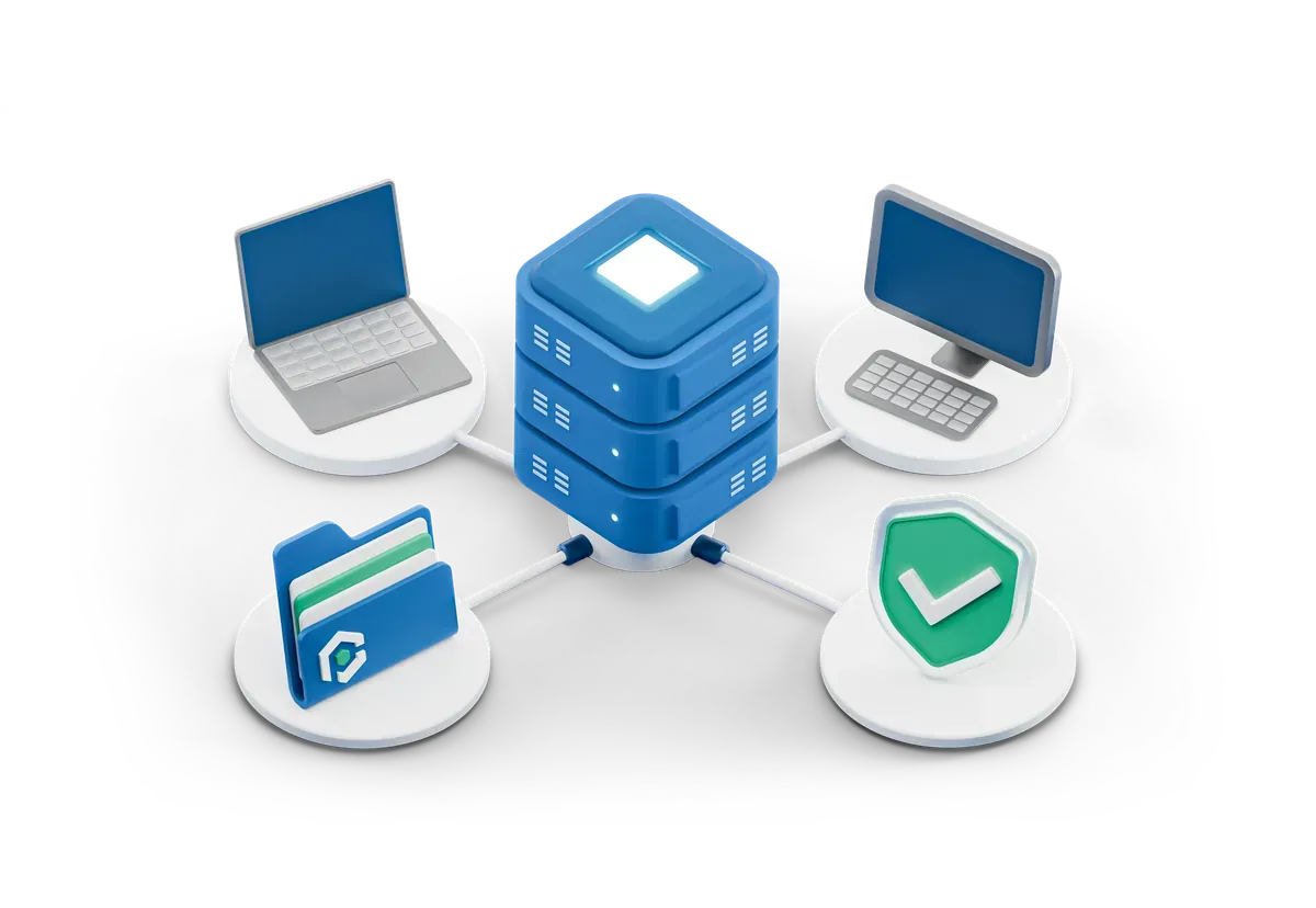 3D illustration of hands-on technical implementation of TSA controls
